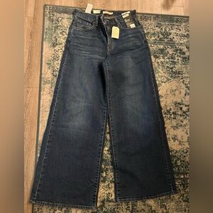 Levi’s Women's Wide Leg Jeans - Dark Blue